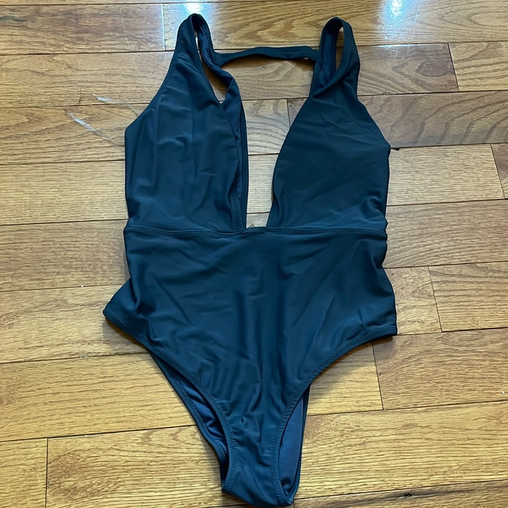 V neck one piece
